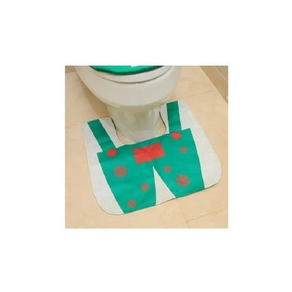 Set Fundas De Navidad Baño Decoracion Navideña Juego De Baño