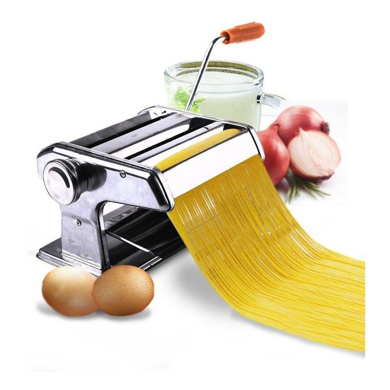 Maquina Para Hacer Pastas Caseras Fideos Acero Color Gris