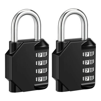 Pack X2 Candado De Seguridad Candados Con Clave Numerico 860