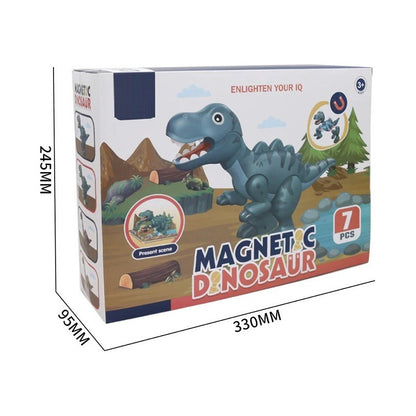 Bloques Magneticos Dinosaurio Didactico Niño Juegos Armable