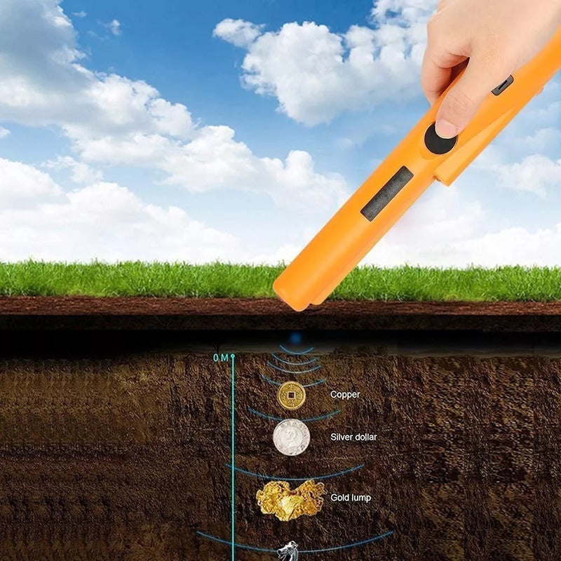 Detector Metales Mano Puntero Pin Pointer Localizador Color Naranja / Detector De Metales De Mano - 102285