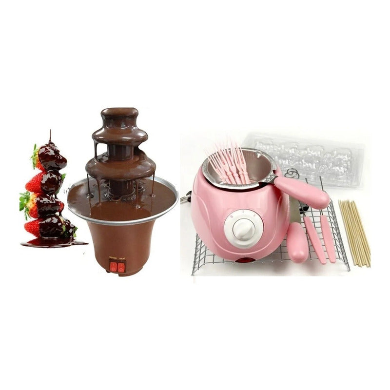 Pack Fondue Chocolate Maquina Chocolate + Cascada Chocolate