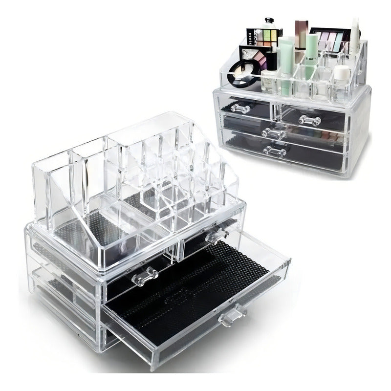 Caja Organizador 008 Cosmeticos Maquillajes Cosmetiqueros