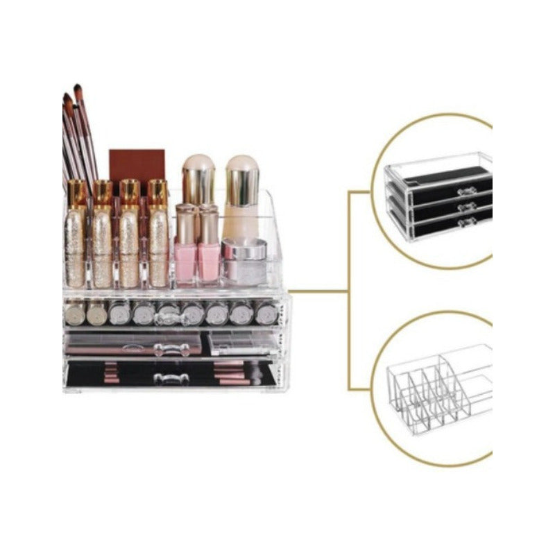 Organizador Caja Cosmetiqueros Maquillajes Cosmeticos 008