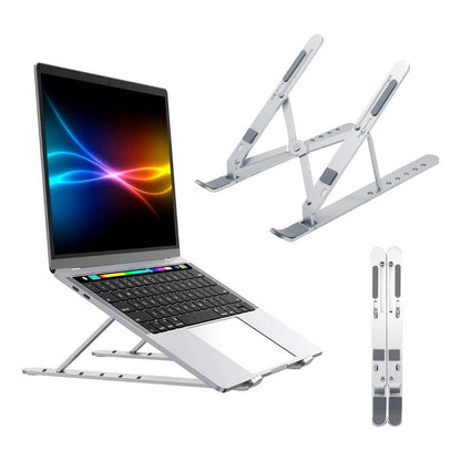 Base Para Notebook Laptop Macbook Soporte Aluminio Vertical