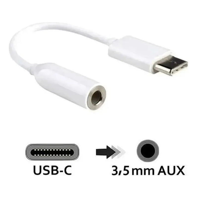 Adaptador Audífonos Tipo C Adaptador Jack 3.5 Usb Tipo C