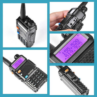 Comunicador De Radio Walk Talk Ht Baofeng Uv5r + De Doble Banda