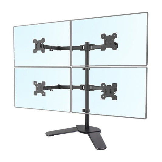 Soporte Monitor Brazo Elevador Alzador Base Para 4 Monitores