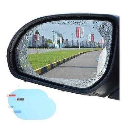 Laminas Antiempañantes Anti Agua 100*150mm Accesorios Adhesivo Ventana 2und Par Sticker Para Autos Ovalada Qatarshop Lamina Para Espejo Retrovisor Auto Lluvia