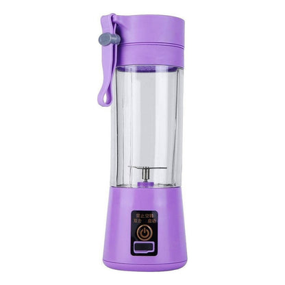 Licuadora Portátil Genérica Portátil Hm-03 380 L Con Usb Violeta Y Vaso De Plástico 110/220v