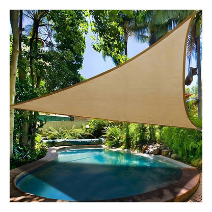 Toldo Vela Malla Sombra Triangular 5 X 5 X 5 Mts