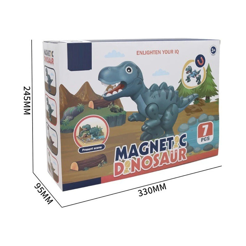 Dinosaurios Pequeños De Construccion Magneticos Para Niños