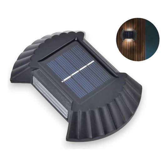 Pack X4 Lampara Foco Solar Exterior Aplique Lamparas Solares