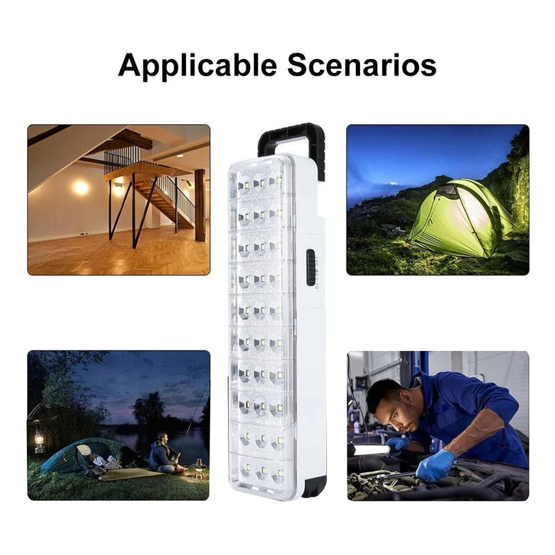 Lampara Recargable Luz 30w Emergencia Foco Led Portatil Casa Eoland Focos De Emergencia Recargables Para El Hogar Lampara Led 30 W Luz De Emergencia Recargable Portatil