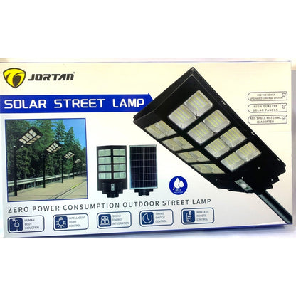 Foco Solar Led Exterior 1000w Sensor Mov. Control Soporte F2 Luz Blanco Frío