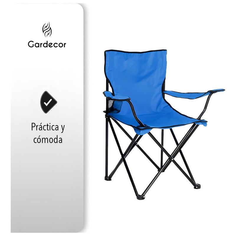 Silla De Playa Plegable Sillas De Playera Camping Plegables