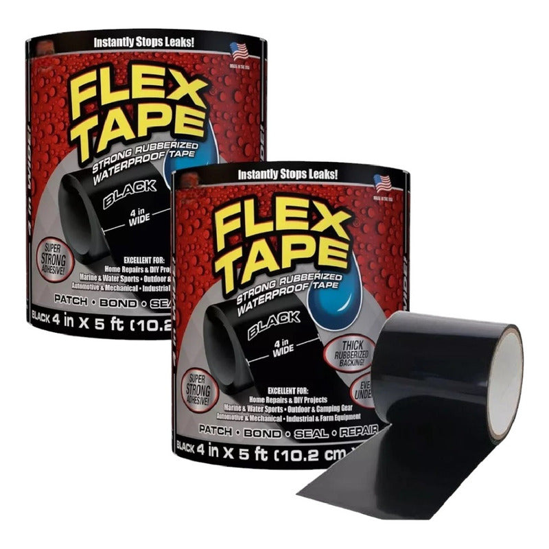 X2 Cinta Adhesiva Impermeable 1.5m Flex Tape Pegamento Cinta