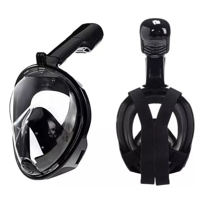 Mascara De Buceo Pro Careta Snorkel Full Face Soporte Camara