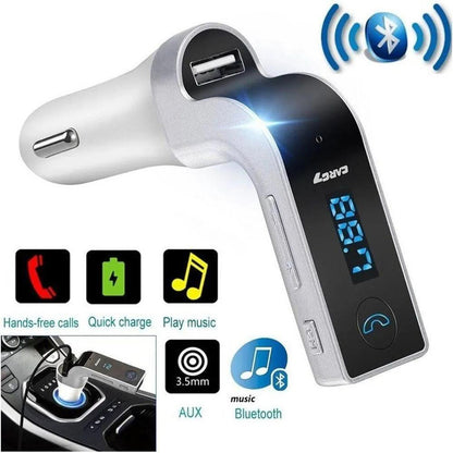 Transmisor Fm Bluetooth Auto Transmisor Radio Usb Reproduc