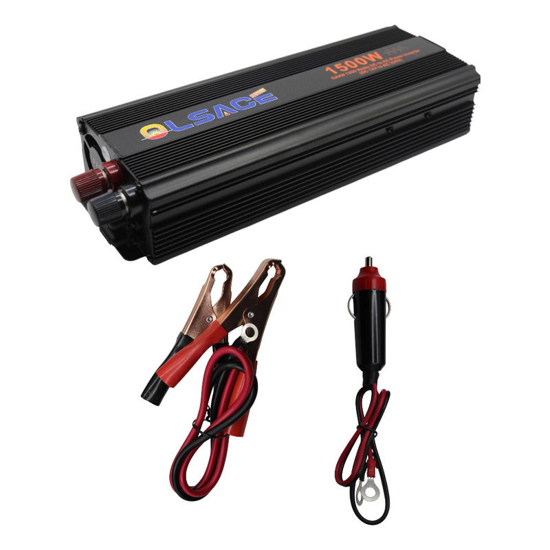 Inversor Voltaje Corriente 12v A 220v Auto Portatil 1500w