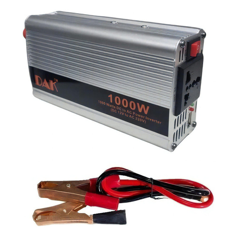 Inversor Voltaje Conversor Corriente 12v A 220v 1000w Auto