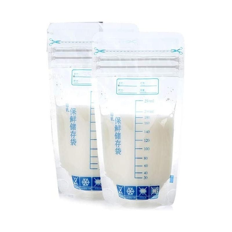 Bolsas Banco Leche Materna 250 Ml Pack 30 Cierre Hermético