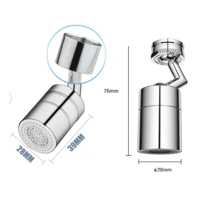 Cabezal Grifo Giratorio Lavamanos Lavaplatos 720 Grados 1465