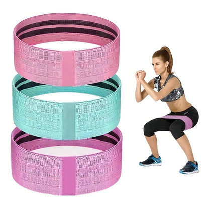 Set 3 Banda Elastica Tela Pilates Bandas Elasticas Tela Yoga