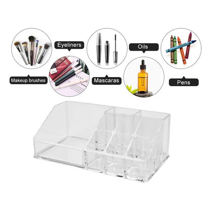 Organizador Maquillaje Acrilico Cosmetiquero Caja Maquillaje