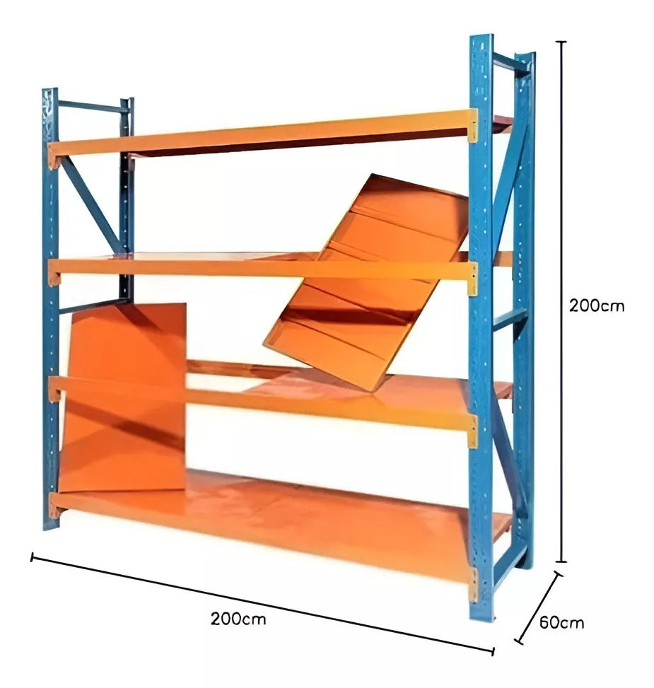 Rack metálico 200x200x60cm