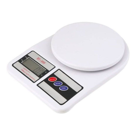 Balanza De Cocina Digital Electronic Sf-400 10kg Blanca